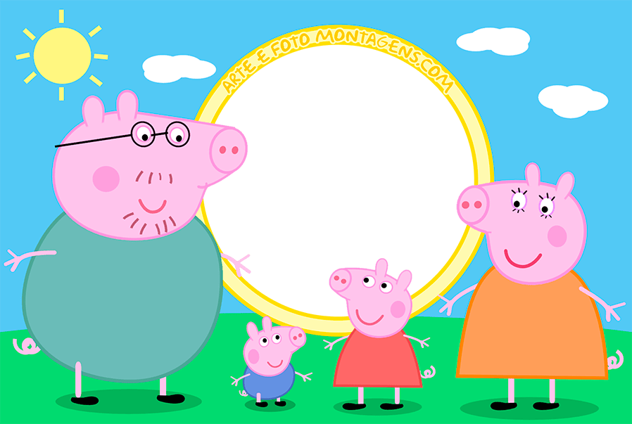 Peppa Pig Calendar 2019 Clipart (898x603), Png Download