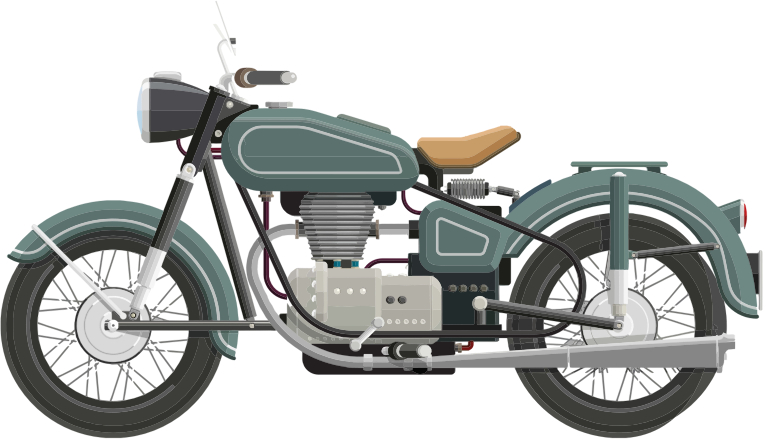 Medium Image - Motorcycle Bmw Classic Png Clipart (763x439), Png Download