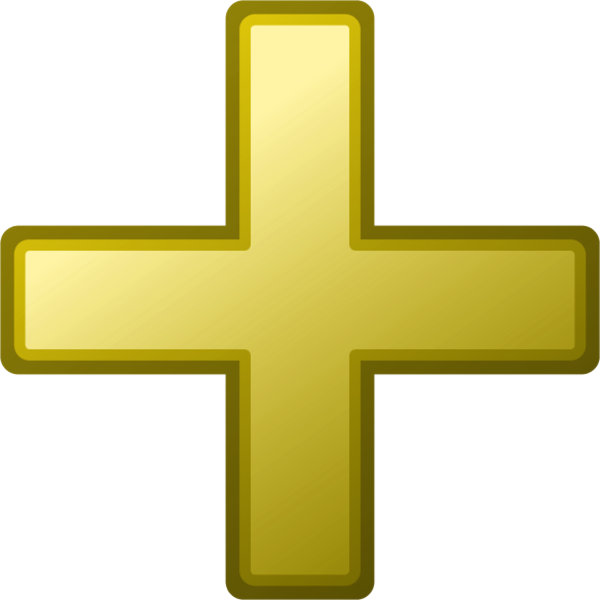Plus Sign Symbol Clipart - Cross - Png Download (600x600), Png Download