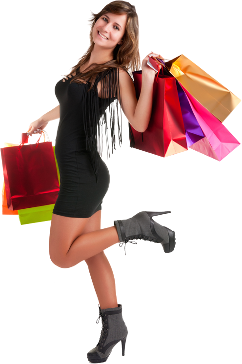 Careers Commonly Pursued - Girls Shopping Models Png Clipart (496x746), Png Download