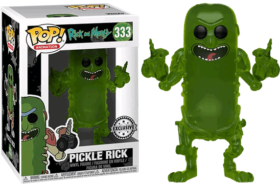 1 Of - Funko Pop Pickle Rick Clipart (600x600), Png Download