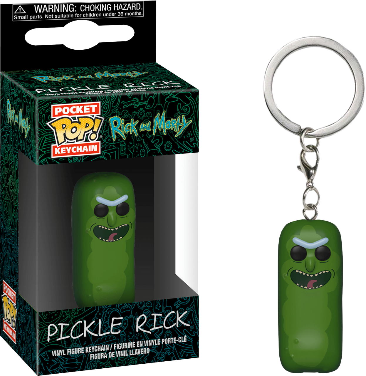 Pocket Pop Pickle Rick Clipart (1246x1280), Png Download