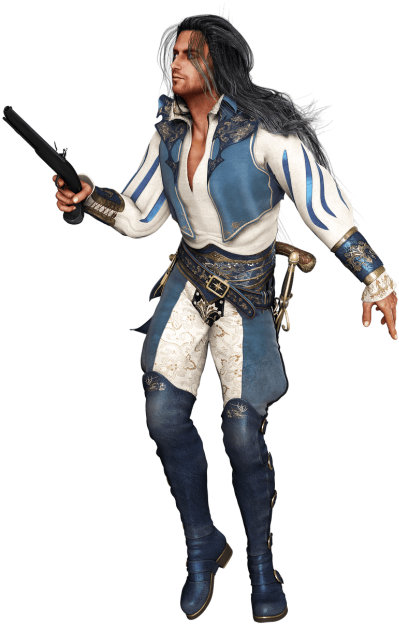 Free Png Download Man Musketier With Pistol Png Images - Drawings Of Medieval Knights Men And Women Clipart (480x663), Png Download