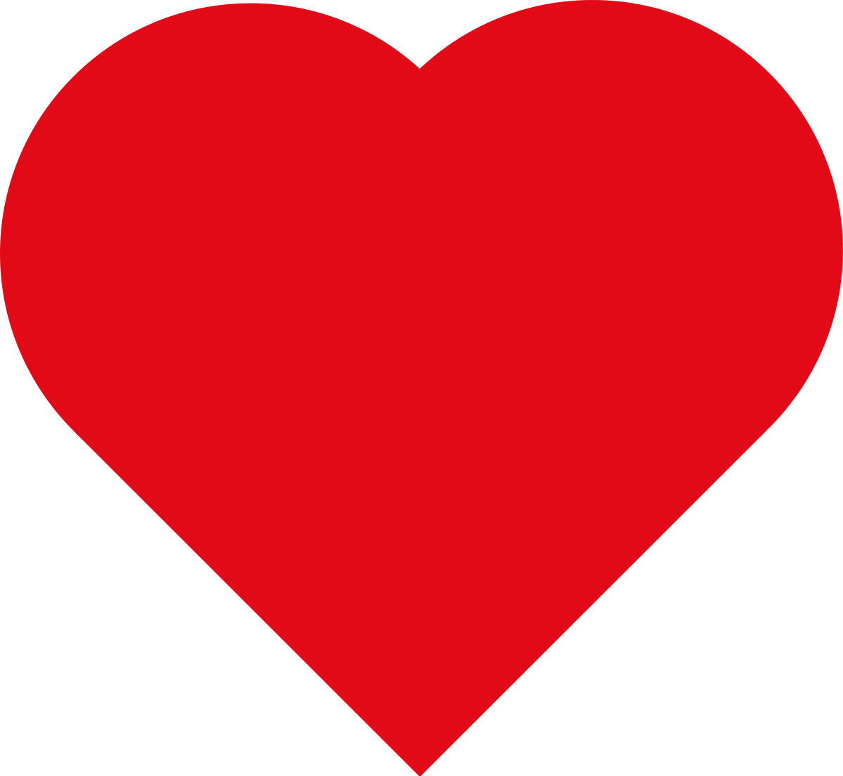 Heart Icon Png - Love Heart Clipart (1000x921), Png Download