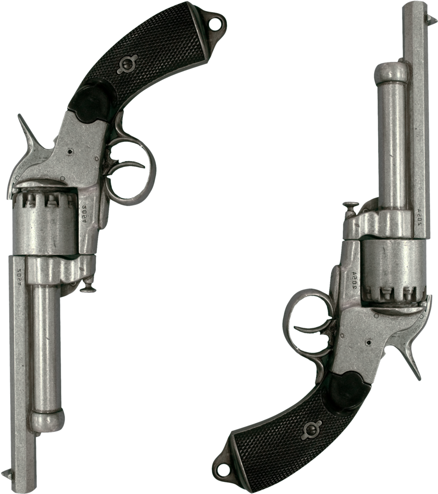 Black Aluminum Pistol - Firearm Clipart (1000x1000), Png Download