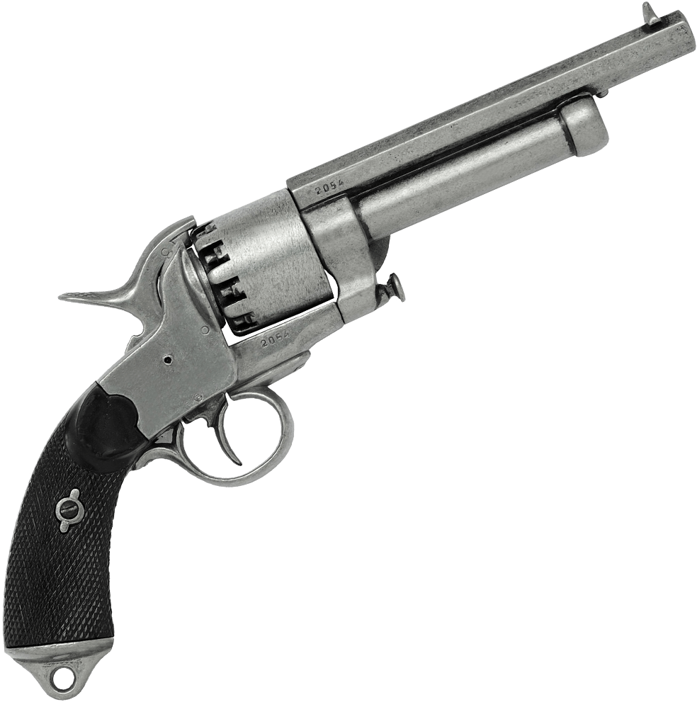 American Civil War Pistol - American Civil War Revolver Clipart (984x991), Png Download