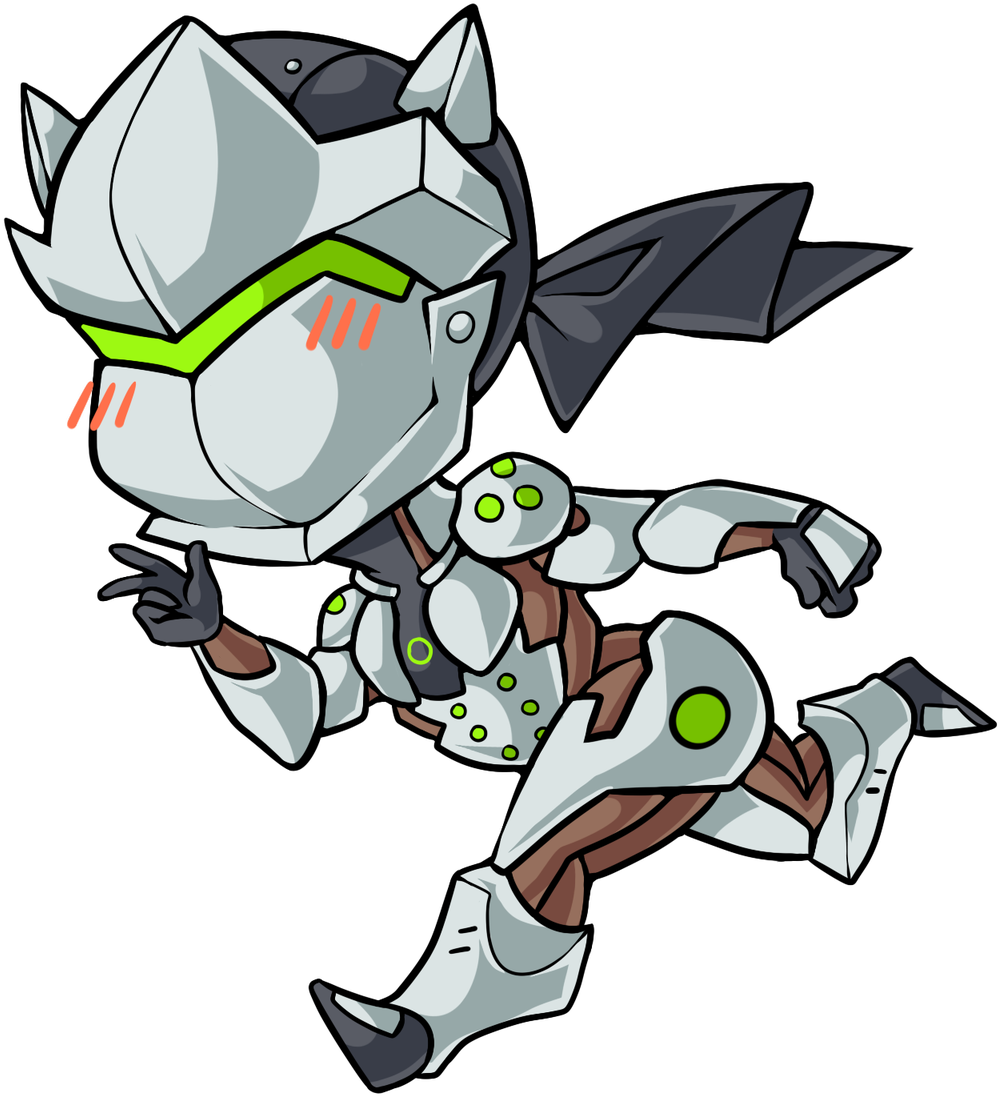 On Twitter - Genji Drawings Clipart (1129x1200), Png Download