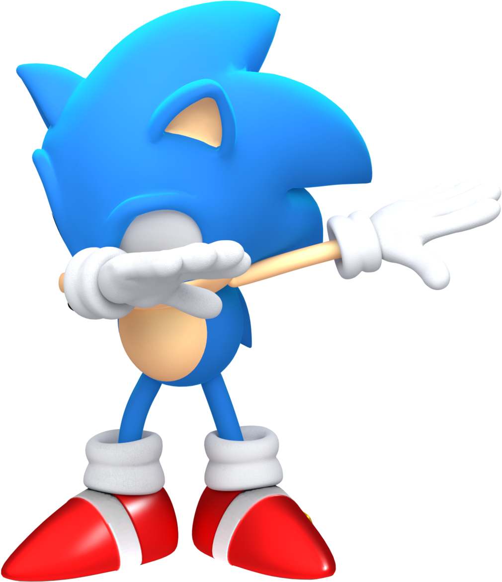 Smallsonicdab Discord Emoji - Sonic The Hedgehog Dabbing Clipart (832x960), Png Download