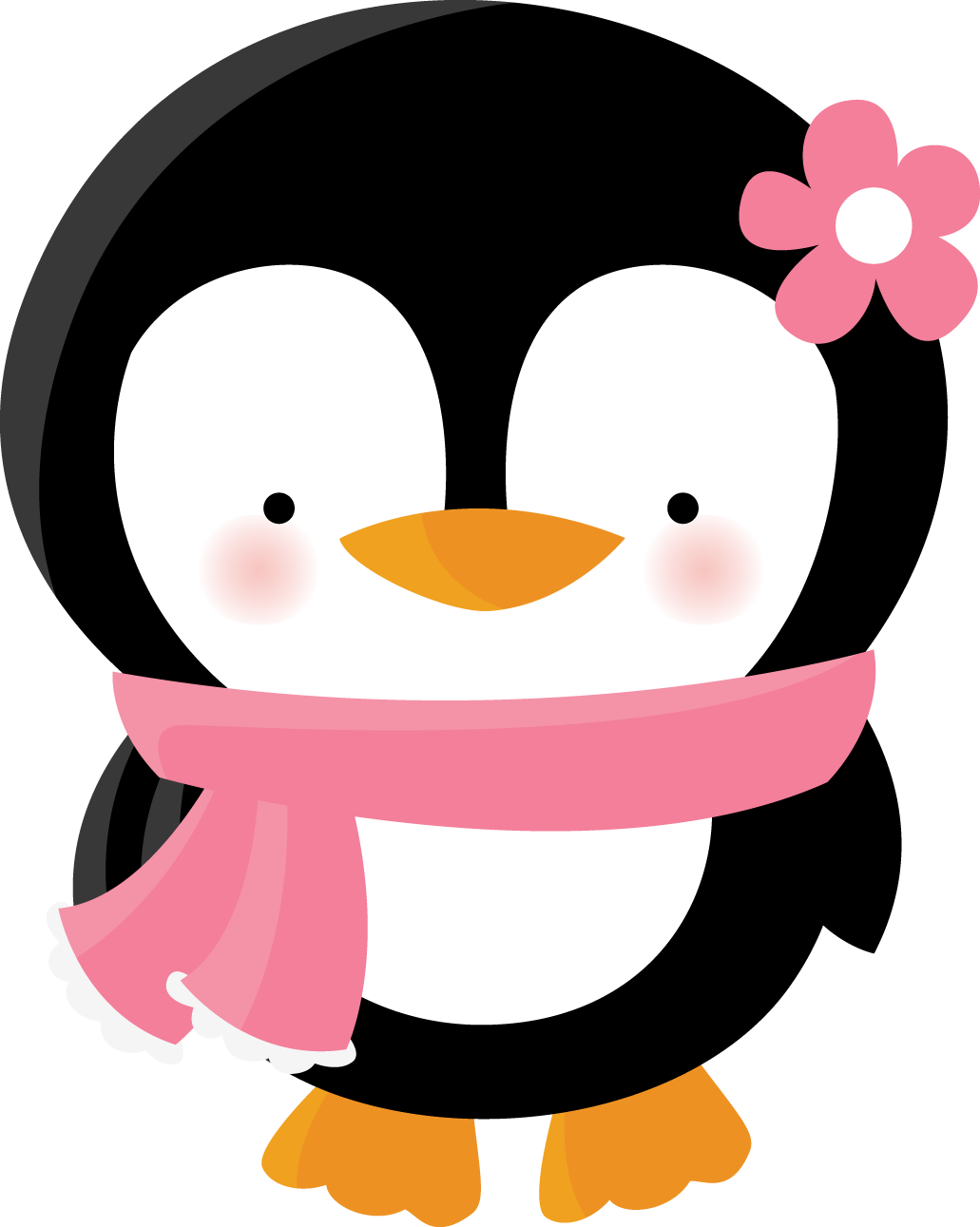 Penguin Clipart - Girl Penguin Clipart - Png Download (1031x1291), Png Download