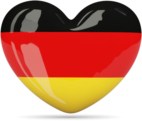 Germany Flag Heart Icon - German Heart Clipart (640x480), Png Download
