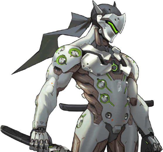 Ranking Genji's - Splatoon Power Armor Genji Clipart (912x516), Png Download