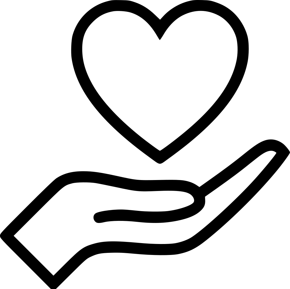 Png File Svg Hand Heart Icon Clipart Large Size Png Image Pikpng
