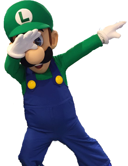 Dab , - Luigi Dabbing Clipart (545x705), Png Download
