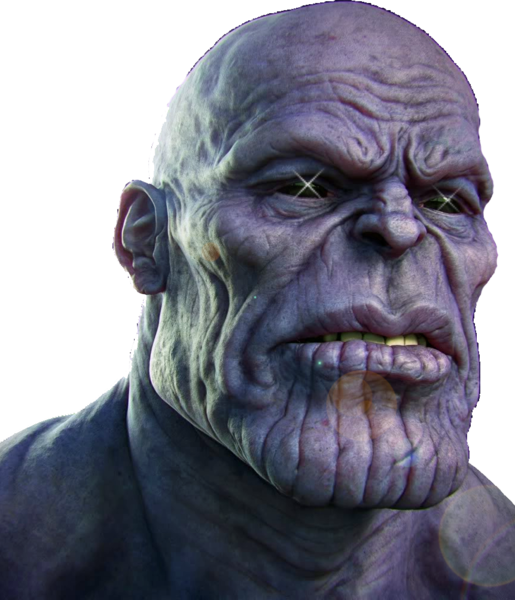 The Titan Thanos - Mirzapur Meme Clipart (515x600), Png Download