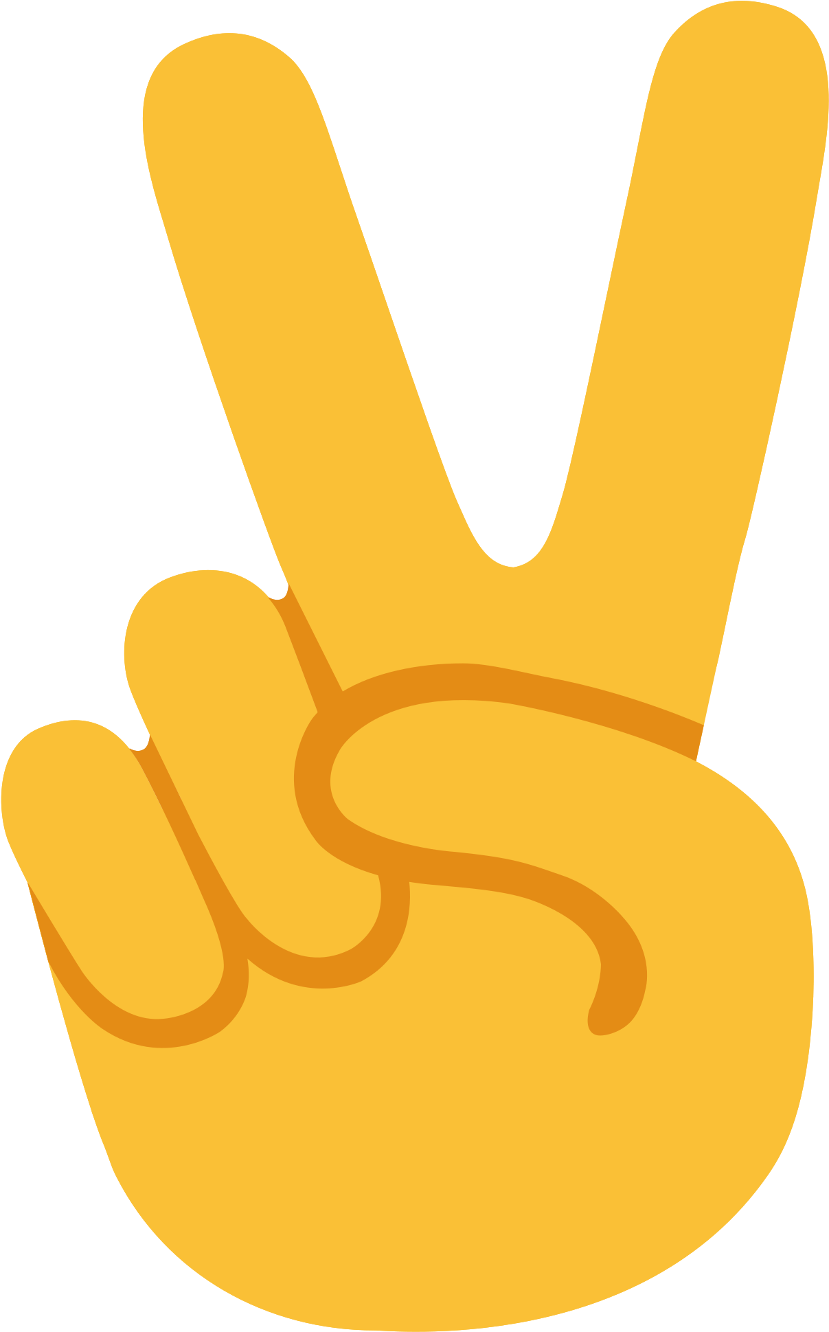 Png Download File U C Svg Wikimedia Commons Open - Victory Emoji Clipart (2000x2000), Png Download