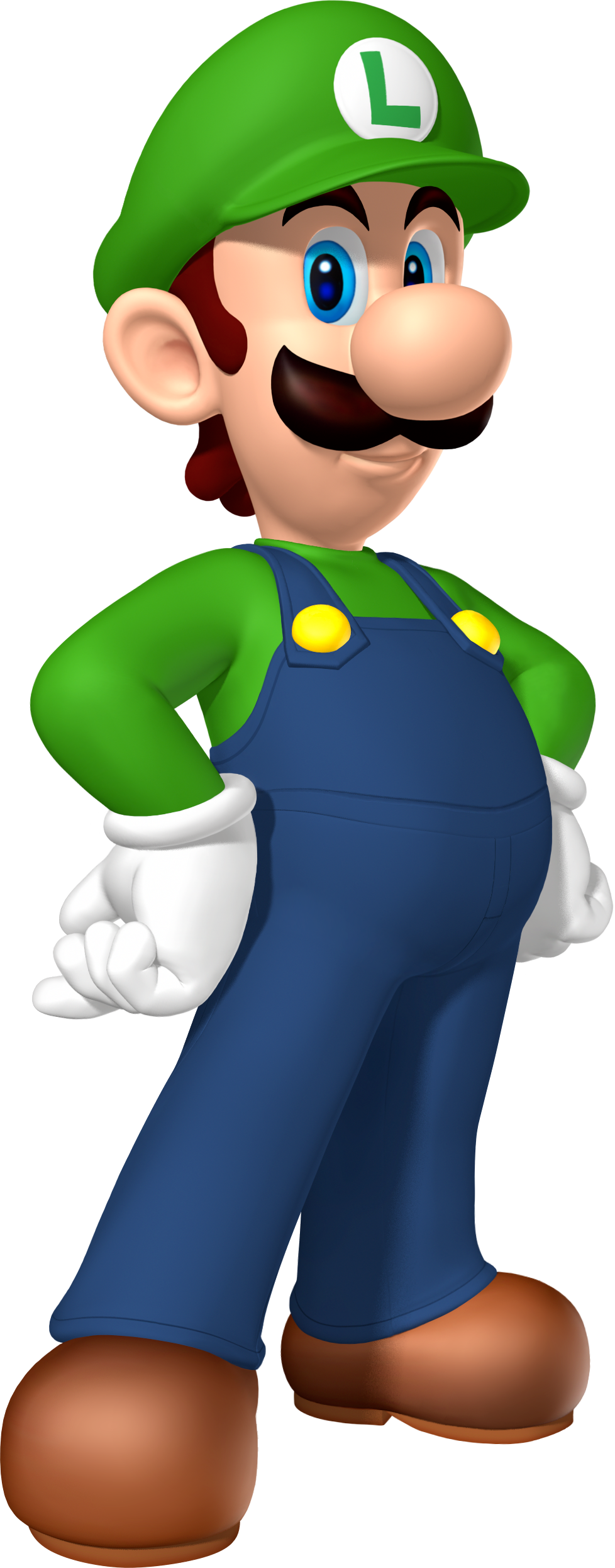Luigi Png Image - Personajes De Video Juegos Clipart (978x2492), Png Download
