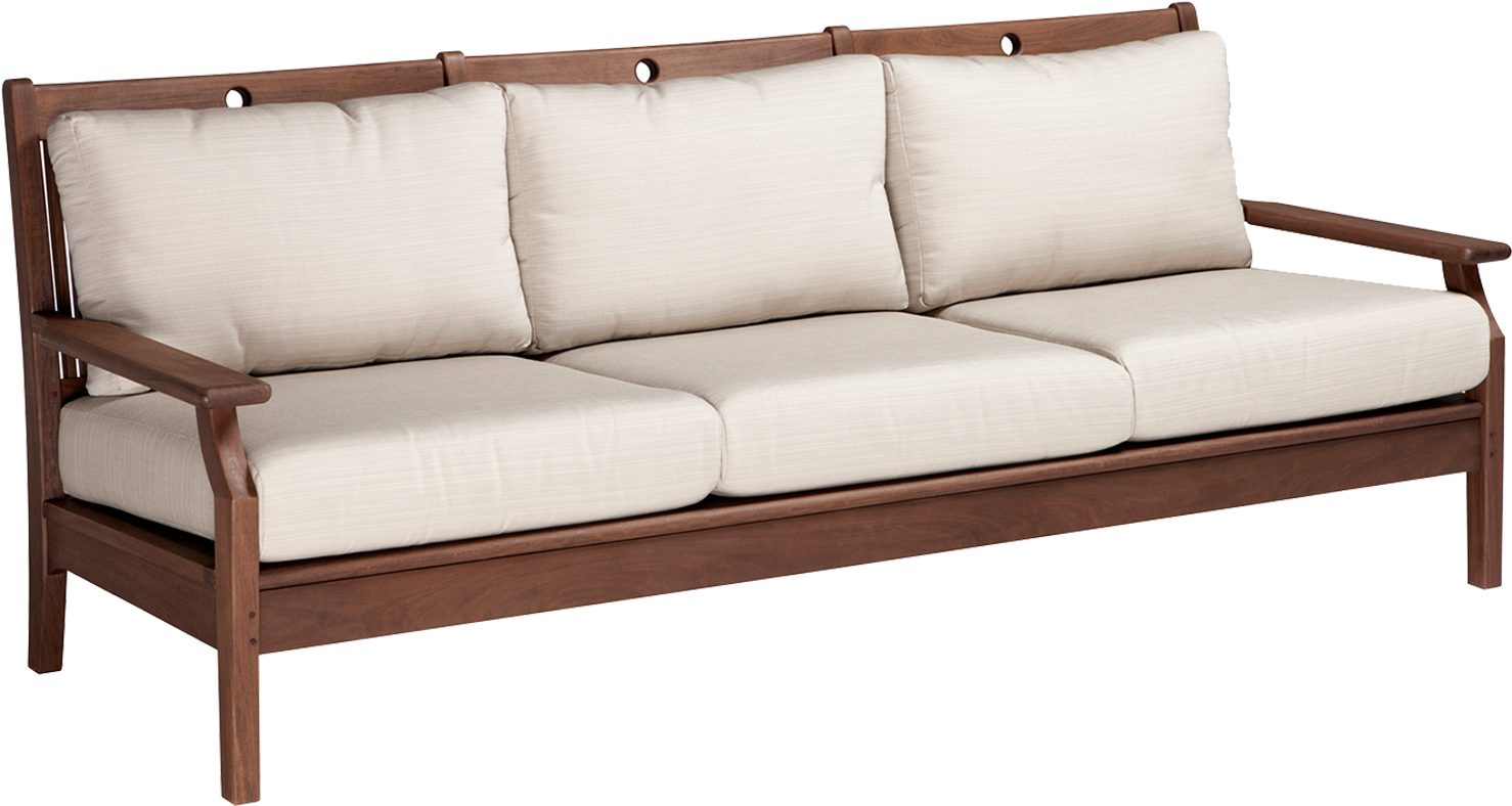 Opal Sofa - De Madera Sofa Modernas Clipart (1920x1440), Png Download