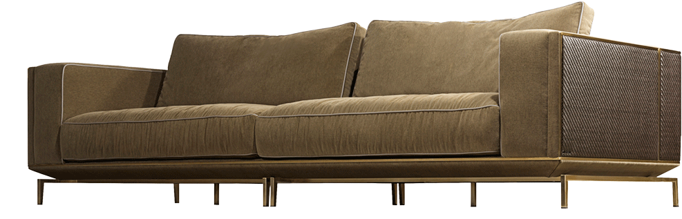 Studio Couch Clipart (1200x551), Png Download