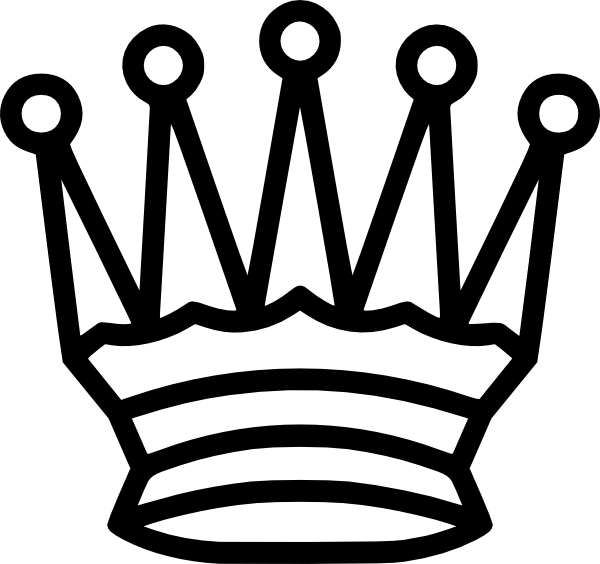 Queens Crown Png - Chess Queen Icon Clipart (600x564), Png Download