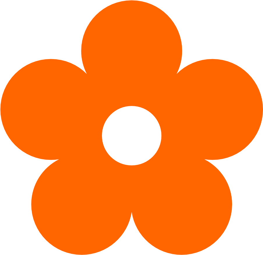 Original Clipart Orange Flower Clip Art - Doc Mcstuffins Flowers Svg - Png Download (999x990), Png Download