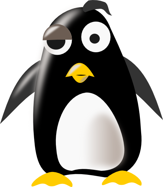Penguin Svg Clip Arts 522 X 598 Px - Png Download (522x598), Png Download