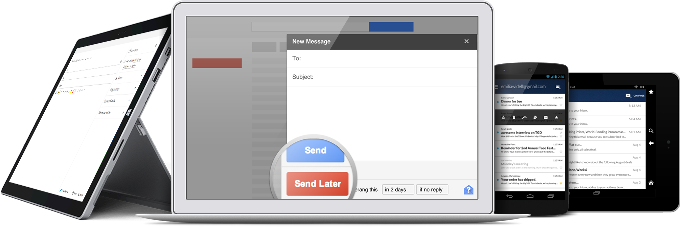 Gmail Tricks Boomerang Plugin - Gmail Clipart (1390x467), Png Download