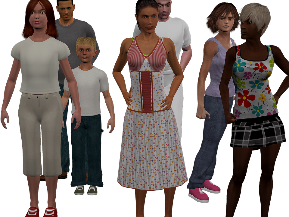 Crowd, Woman, One, Child, Png, Group - Girl Clipart (960x720), Png Download
