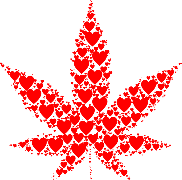 Cannabis Tea Drug Leaf Christmas Tree - Cannabis Clipart (755x750), Png Download