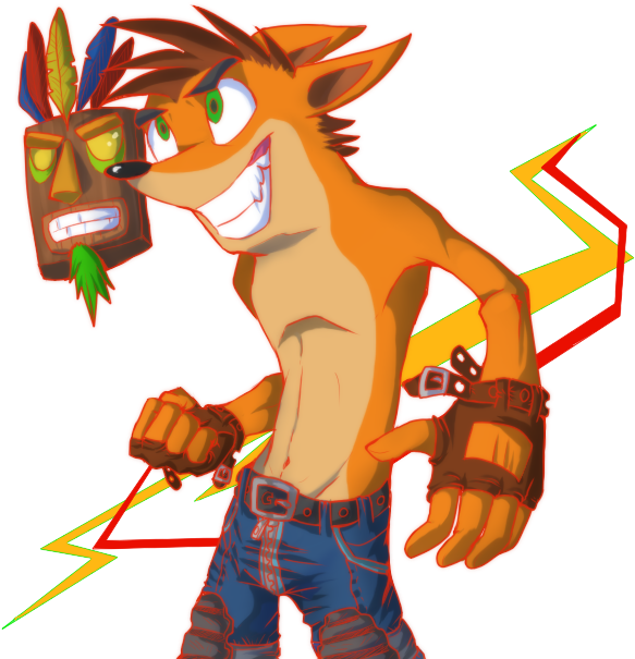 Crash Bandicoot Download Crash Bandicoot Image Clipart (583x605), Png Download