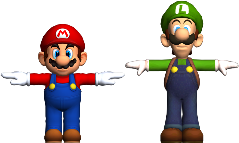 Luigi's Proportions - Luigi Mansion Mario Clipart (800x497), Png Download