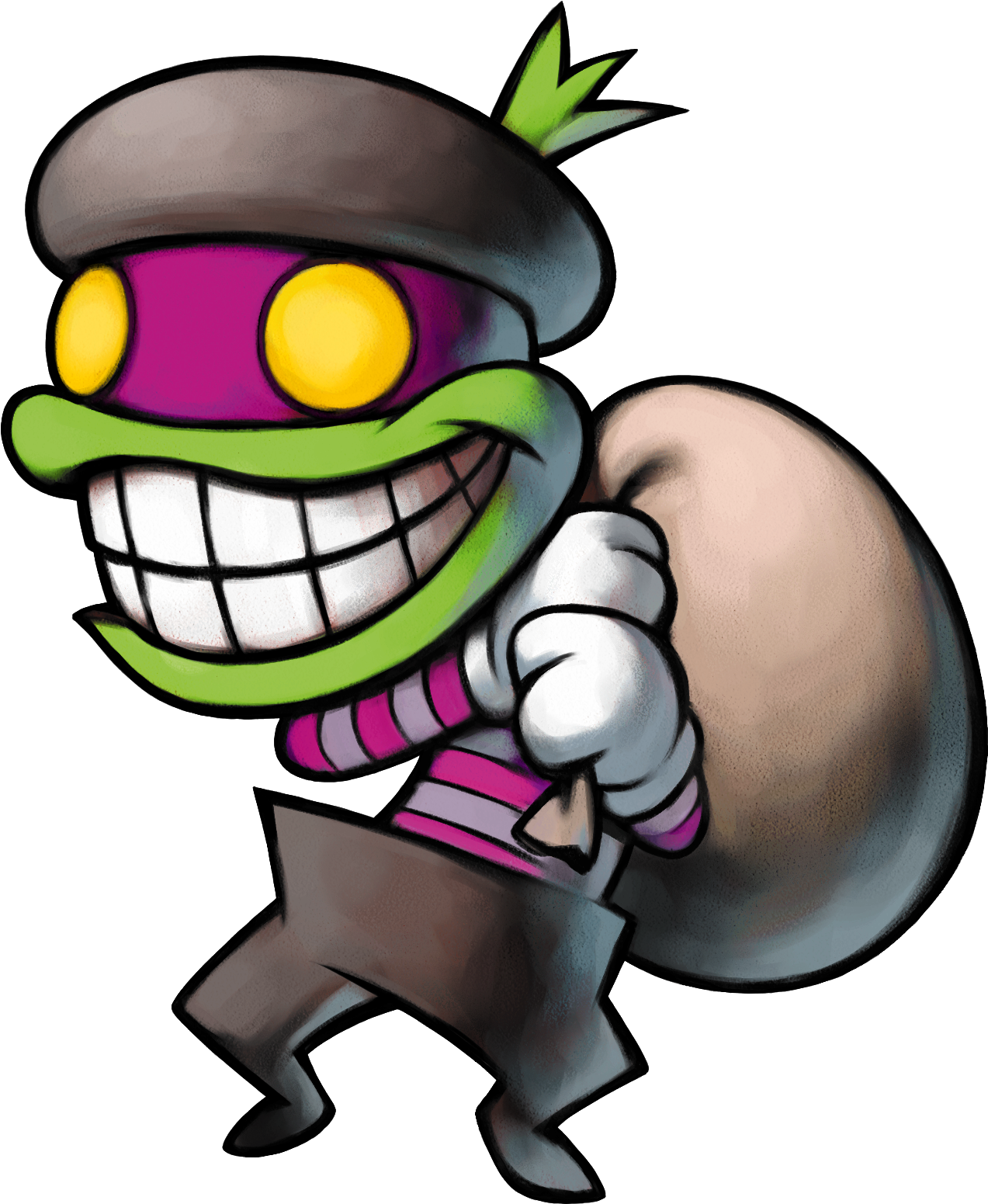 Latest Mario & Luigi - Popple Mario And Luigi Clipart (1422x1638), Png Download
