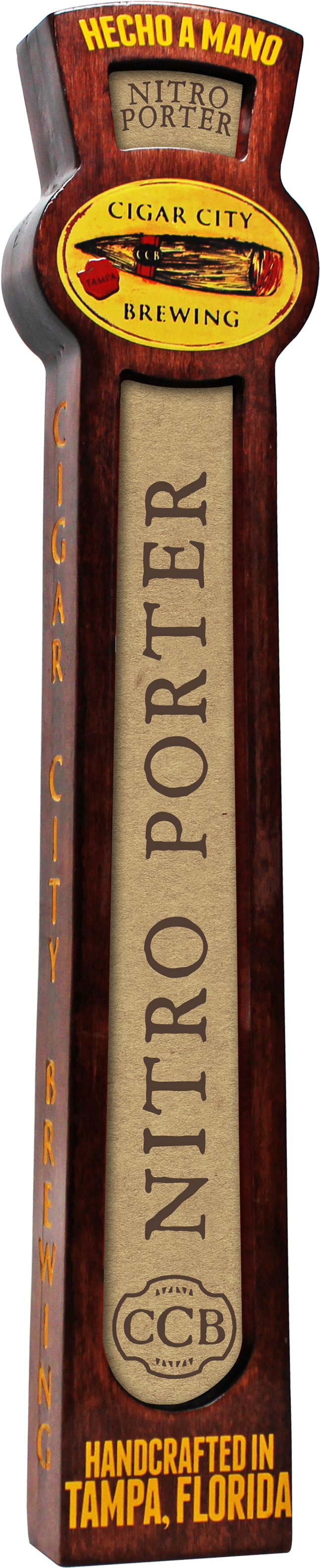 Cigar City Brewing Nitro Porter - Cigar City El Murciélago Clipart (1436x3340), Png Download