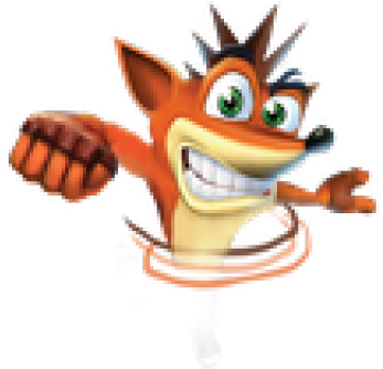 Crash Bandicoot No Background Clipart (640x480), Png Download
