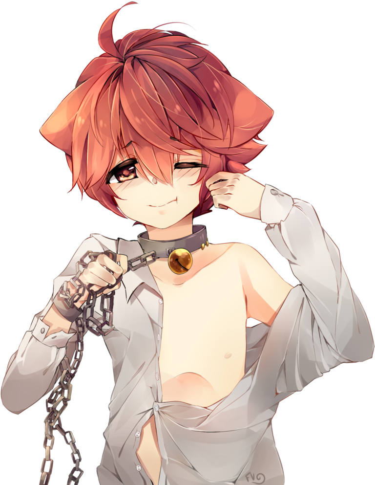Anime Demon Male Hairstyles Photo Clipart (768x992), Png Download