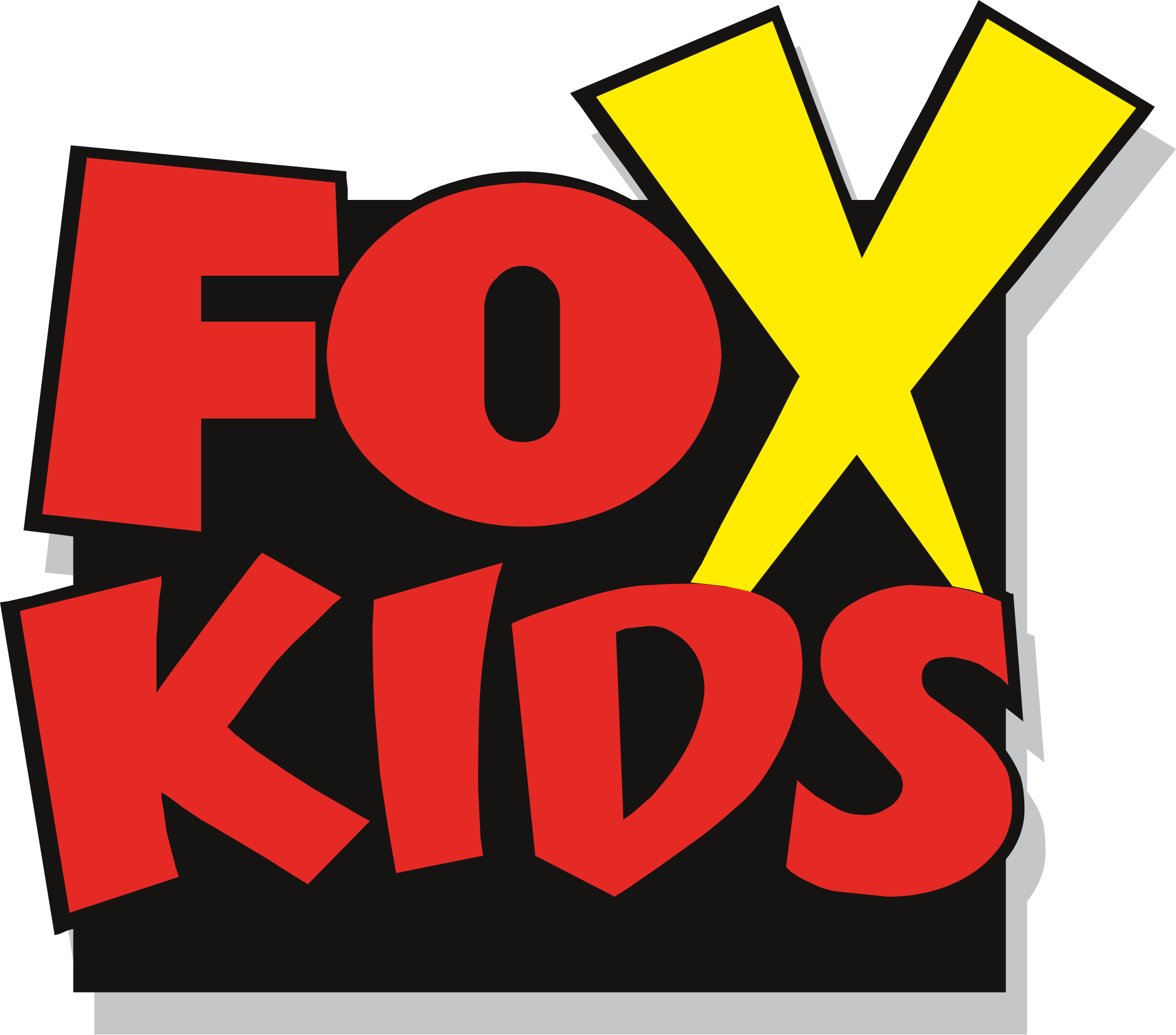 Fox Kids Logo Clipart (1164x1024), Png Download