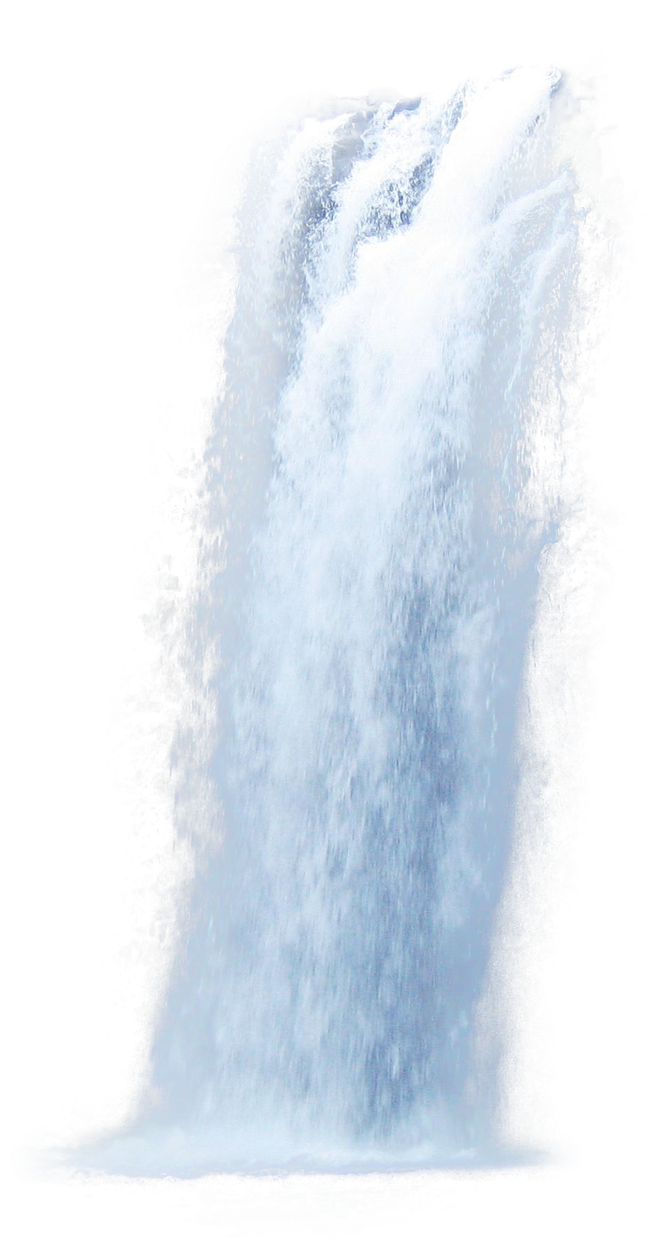 Waterfall Png Hd - Waterfall Transparent Clipart (915x1755), Png Download
