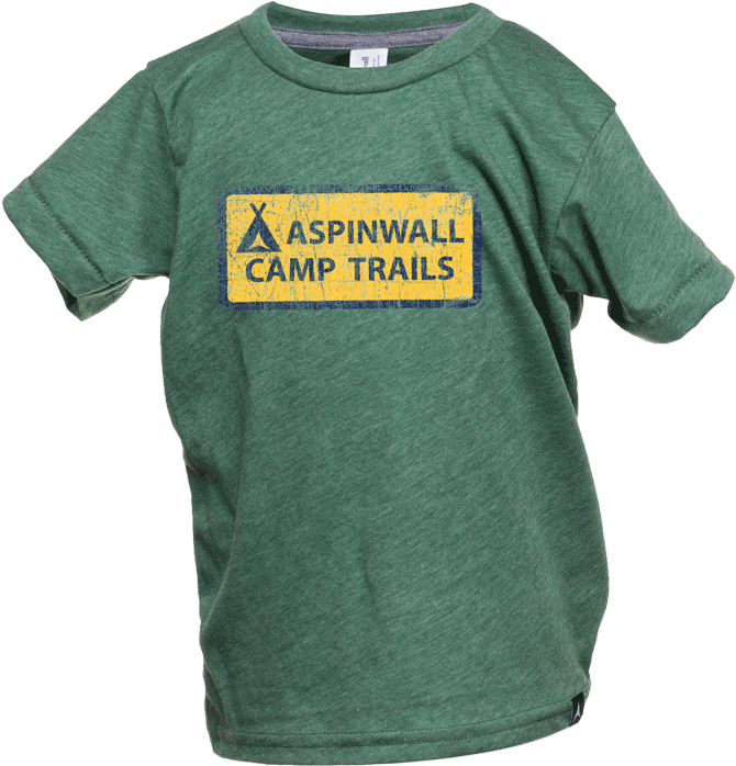 Aspinwall Camp Trails Kids T Shirt Pine 1 - Active Shirt Clipart (672x800), Png Download