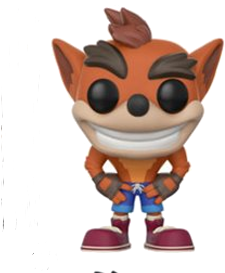 Crash Bandicoot Pop Vinyl Figure Common With Protector - Funko Pop Crash Bandicoot Clipart (600x600), Png Download