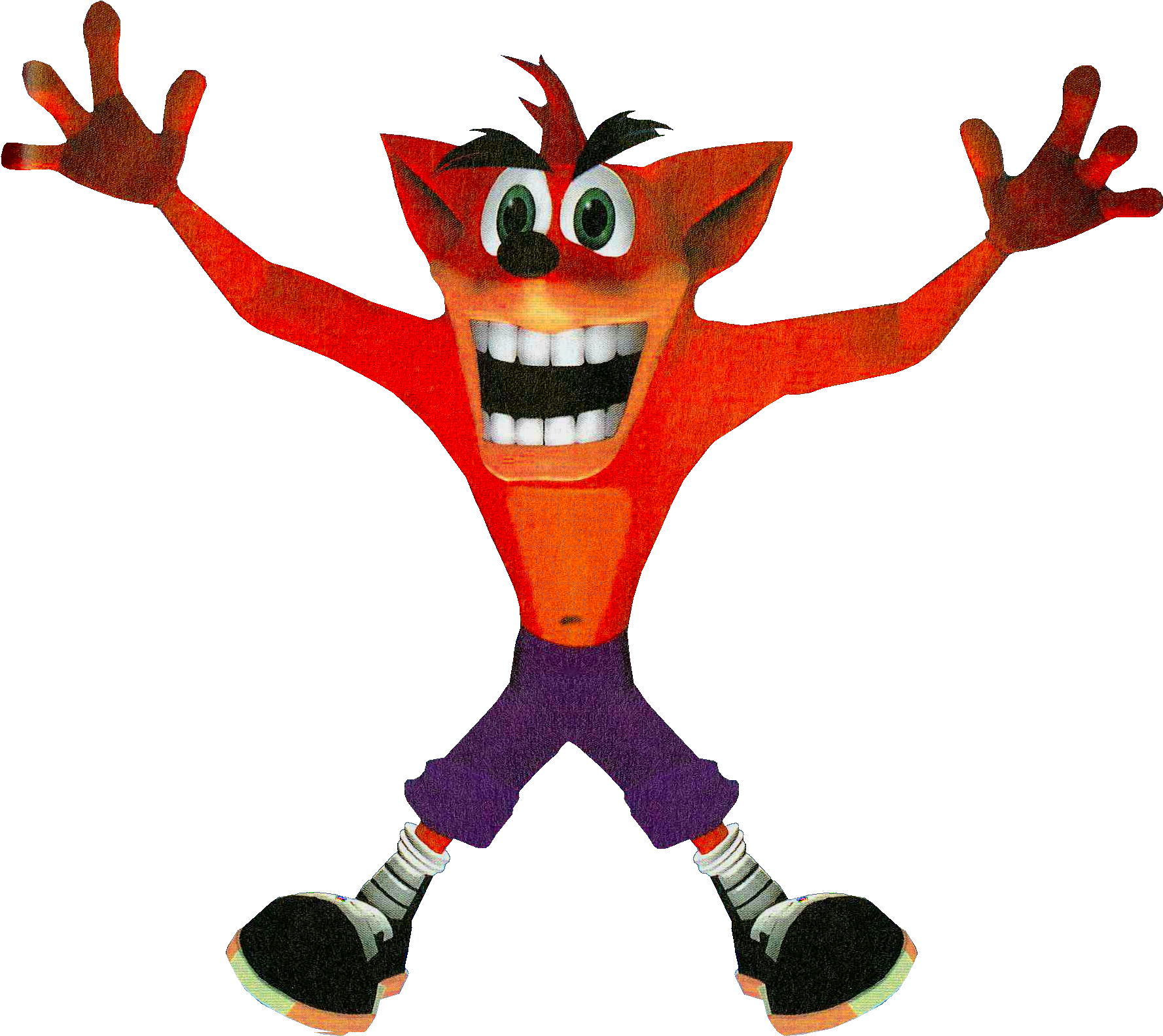 Crash Bandicoot Photo Crashdive-1 - Crash Bandicoot 1 Png Clipart (1948x1696), Png Download