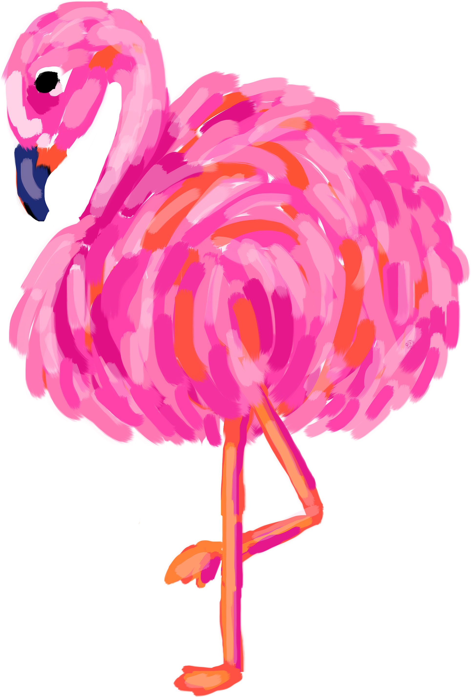 Lets Flamingle Hens Party Clipart (2064x3000), Png Download