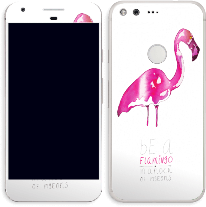 Be A Flamingo Skin Pixel - Iphone Clipart (790x800), Png Download