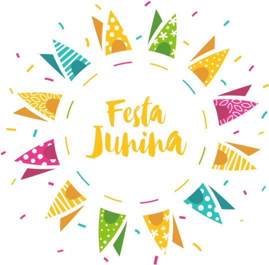 Festa Junina Background - Festival Decor Vector Png Clipart (640x640), Png Download