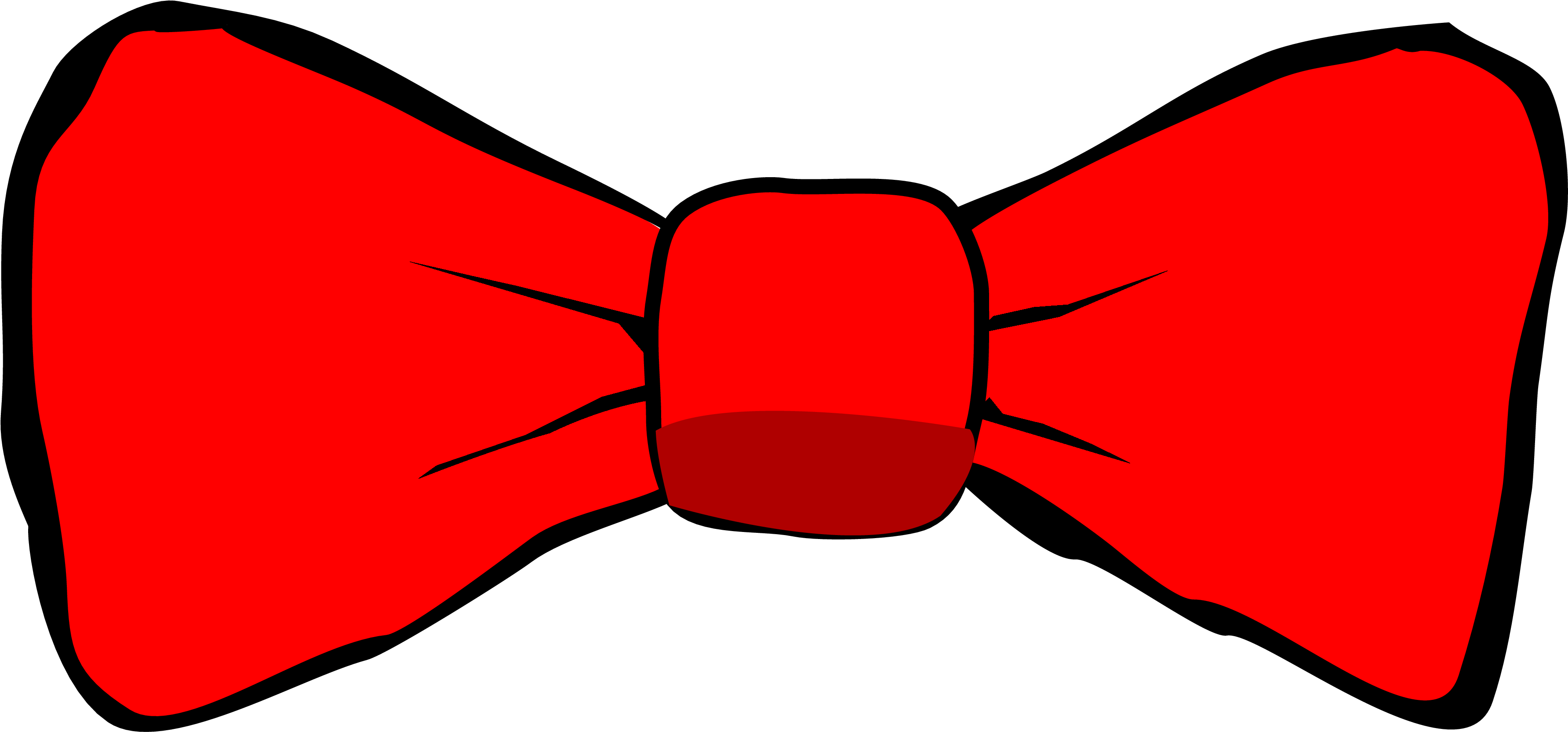 Svg Freeuse Best Photos Of Animated Bow Tie Red - Red Bow Tie Cartoon Clipart (3573x1670), Png Download