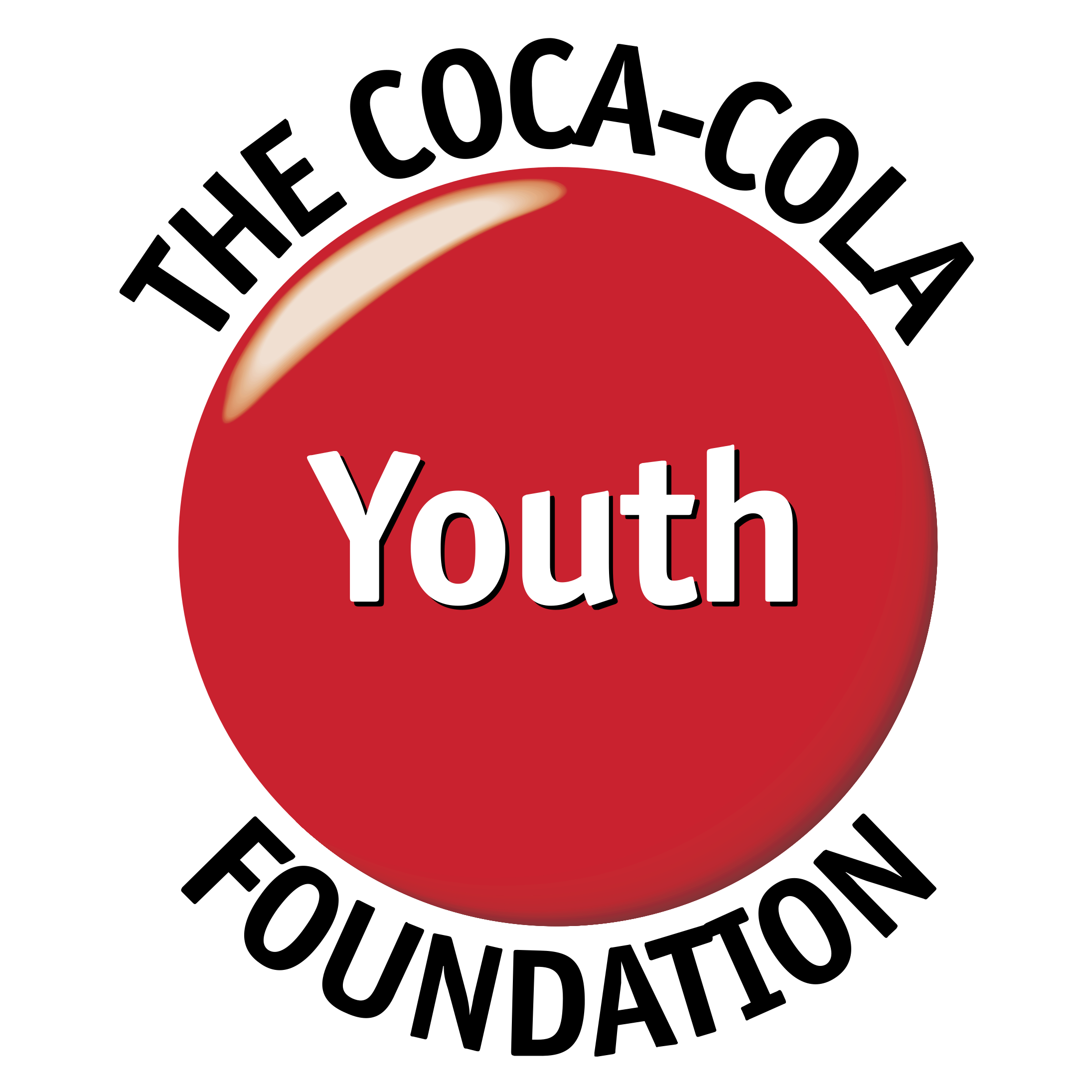 The Coca Cola Youth Foundation Logo Png Transparent - Circle Clipart (2400x2400), Png Download