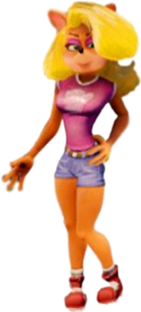 Crash Bandicoot - Tawna Bandicoot - Crash Bandicoot E Tawna Clipart (600x1316), Png Download