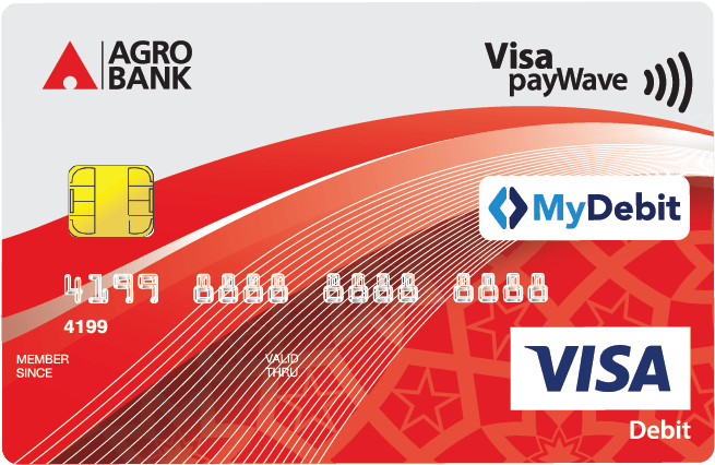 Excelent Agro Visa Debit Card-i Agrobank This Year - Golden Gate Debit Card Clipart (686x475), Png Download