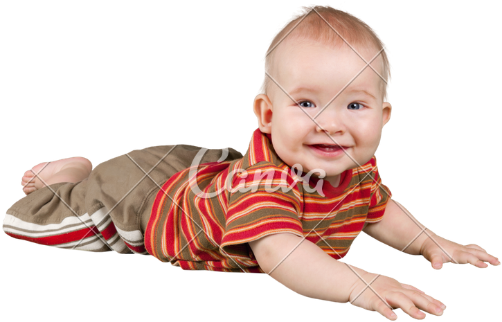 Baby Crawling Png - Cute Baby Boy Clipart (725x465), Png Download