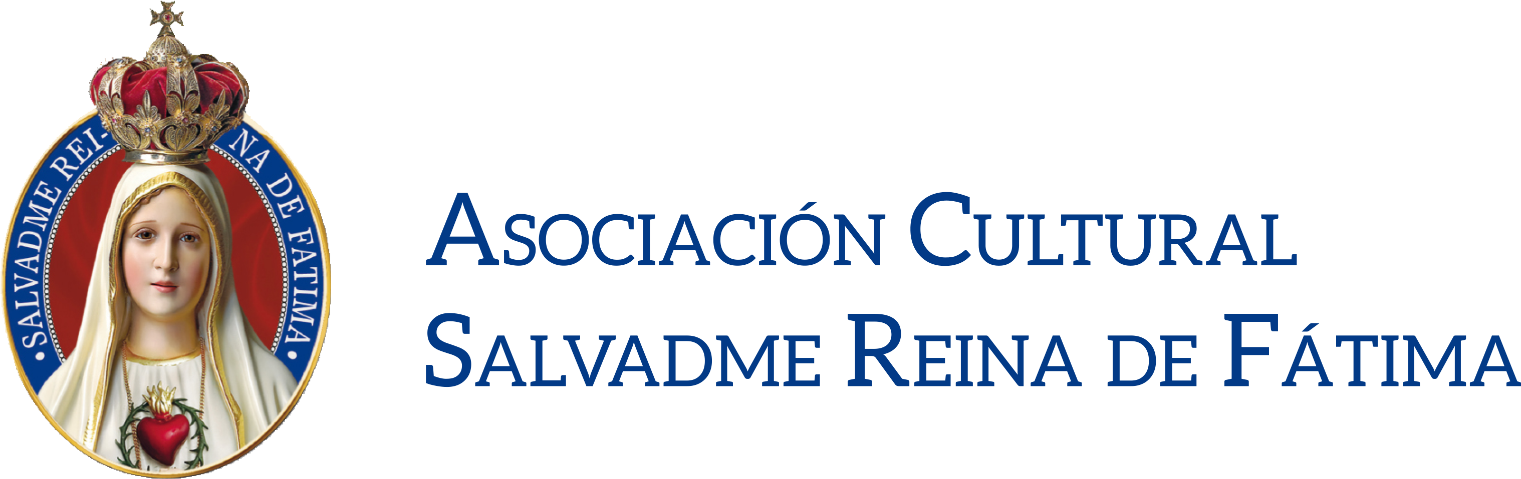 Logo Salvadme Reina Fátima Png Color - Fatima Clipart (3143x1128), Png Download