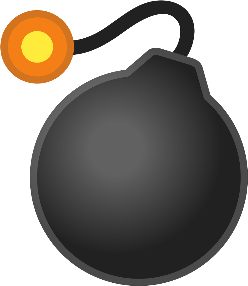 Bomb Icon - Emoji De La Bomba Clipart (1024x1024), Png Download