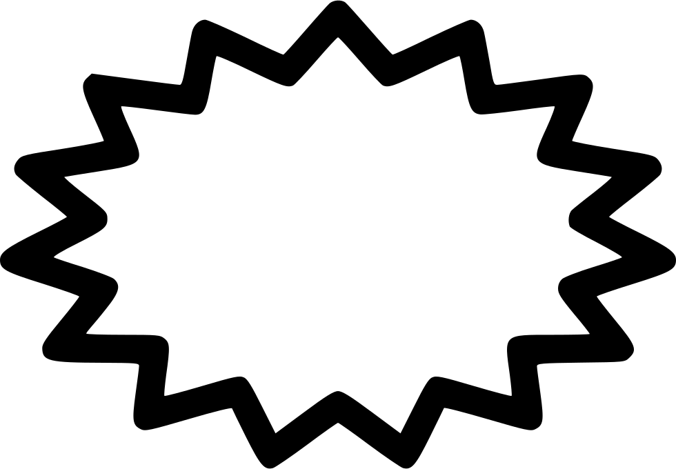 Png File Svg - Printable Starburst Template Clipart (980x680), Png Download